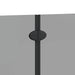 Douche Omhulsel Zwart 120 x 140 cm ESG-glas en aluminium