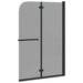 Douche Omhulsel Zwart 120 x 140 cm ESG-glas en aluminium