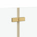 Douche Omhulsel Goud 130 x 138 cm ESG-glas en aluminium