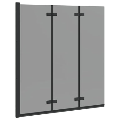 Douche Omhulsel Zwart 130 x 138 cm ESG-glas en aluminium