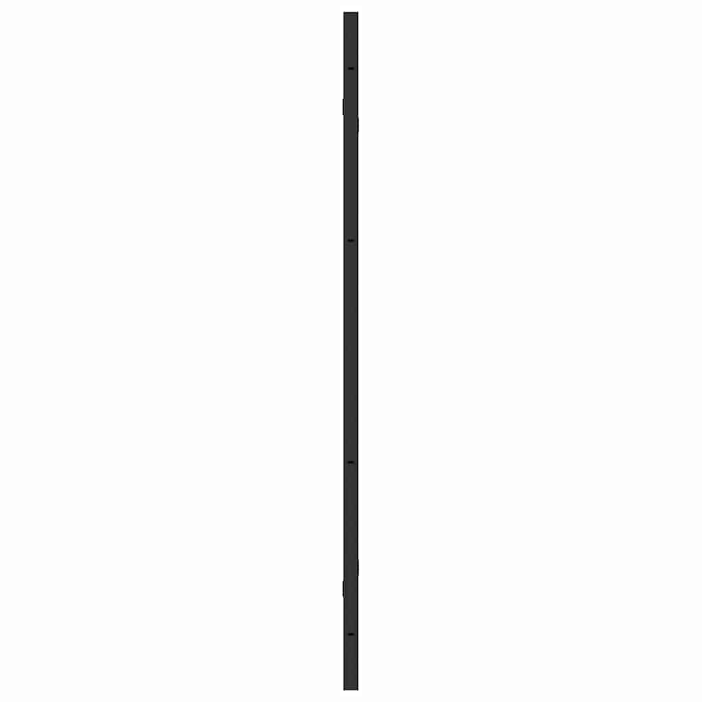 Douche Omhulsel Zwart 130 x 138 cm ESG-glas en aluminium