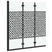 Douche Omhulsel Zwart en transparant 130 x 130 cm gehard glas