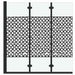 Douche Omhulsel Zwart en transparant 130 x 130 cm gehard glas