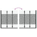 Douche Omhulsel Zwart en transparant 130 x 130 cm gehard glas