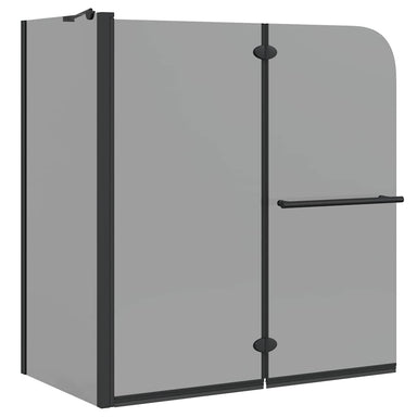 Bi-Vouw Douche Omheining Donker Transparant 120 x 67 x 129 cm