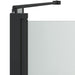 Douche Omhulsel Zwart 120 x 68 x 130 cm ESG-glas en aluminium