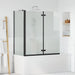 Douche Omhulsel Zwart 120 x 68 x 130 cm ESG-glas en aluminium
