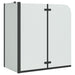 Douche Omhulsel Zwart 120 x 68 x 130 cm ESG-glas en aluminium
