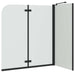 Douche Omhulsel Zwart 120 x 68 x 130 cm ESG-glas en aluminium
