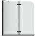 Douche Omhulsel Zwart 120 x 68 x 130 cm ESG-glas en aluminium