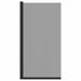 Bad Douchescreen Zwart 68 x 130 cm Gehard glas