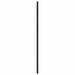 Bad Douchescreen Zwart 68 x 130 cm Gehard glas