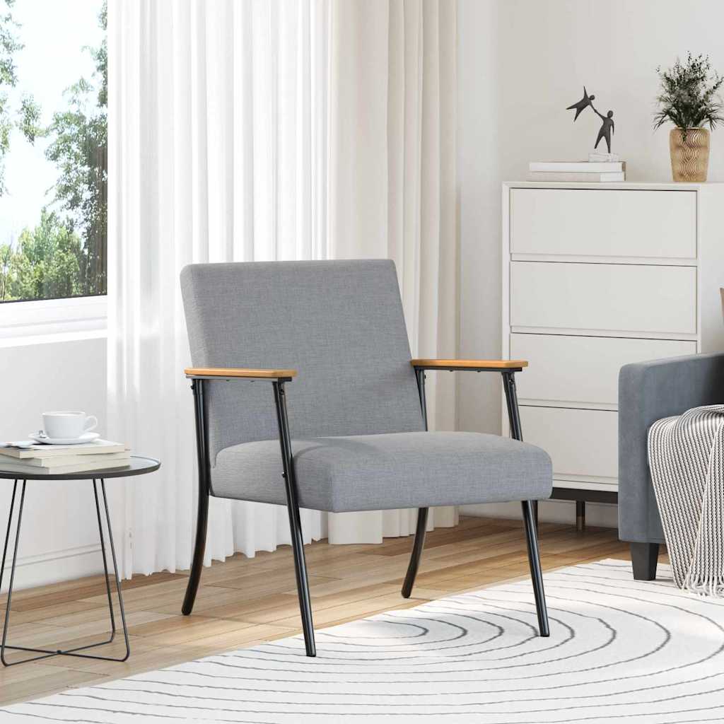 Fauteuil Lichtgrijs Stof