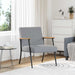 Fauteuil Lichtgrijs Stof