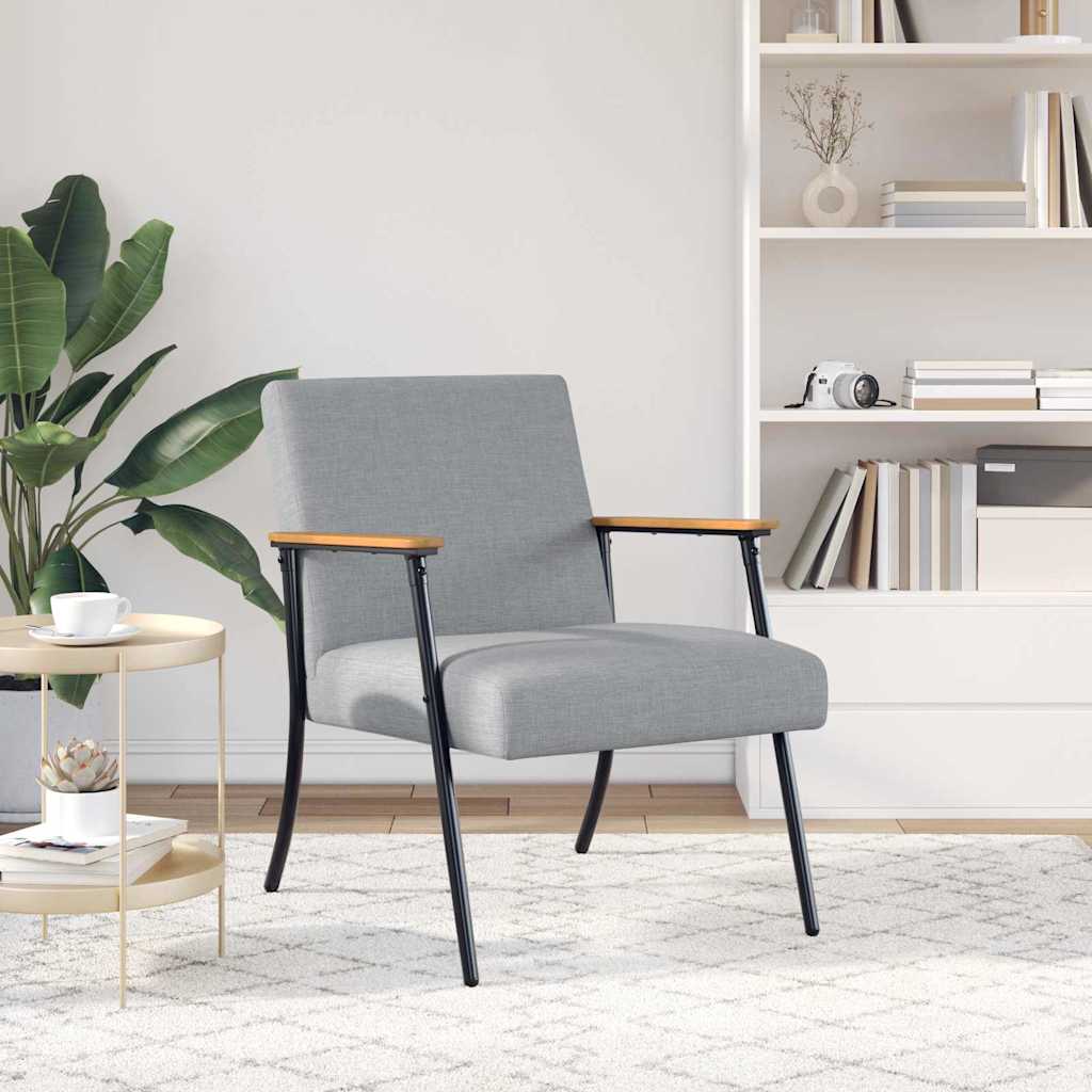 Fauteuil Lichtgrijs Stof