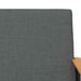 Fauteuil Donkergrijs Stof