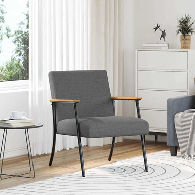 Fauteuil Donkergrijs Stof