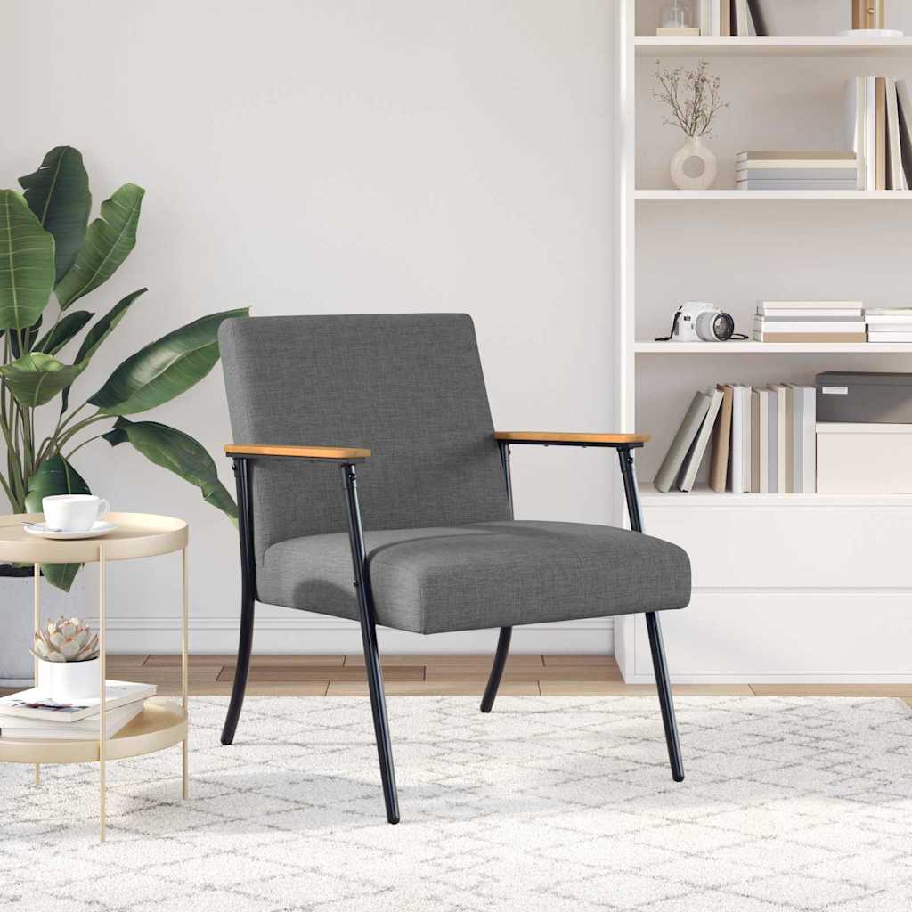 Fauteuil Donkergrijs Stof