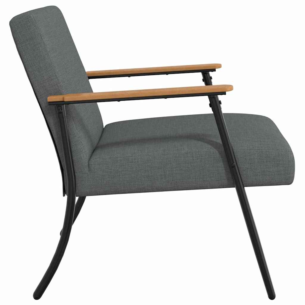 Fauteuil Donkergrijs Stof