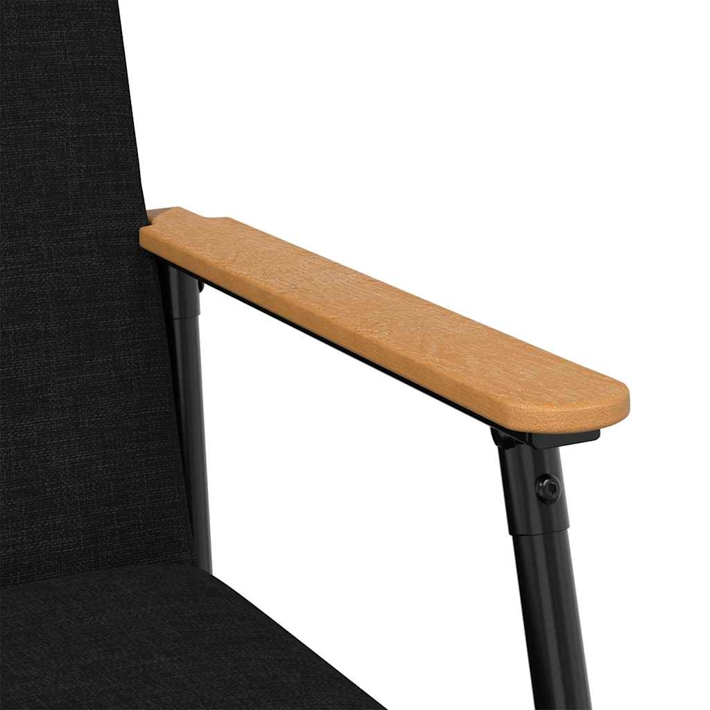 Fauteuil Zwart Stof