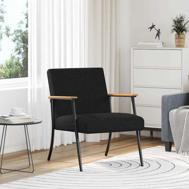 Fauteuil Zwart Stof