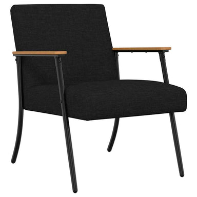 Fauteuil Zwart Stof