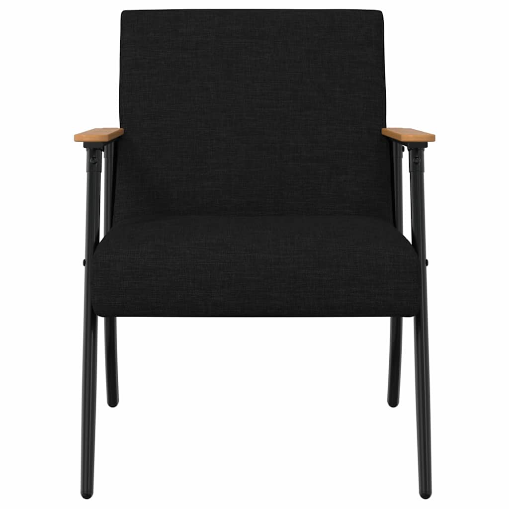 Fauteuil Zwart Stof