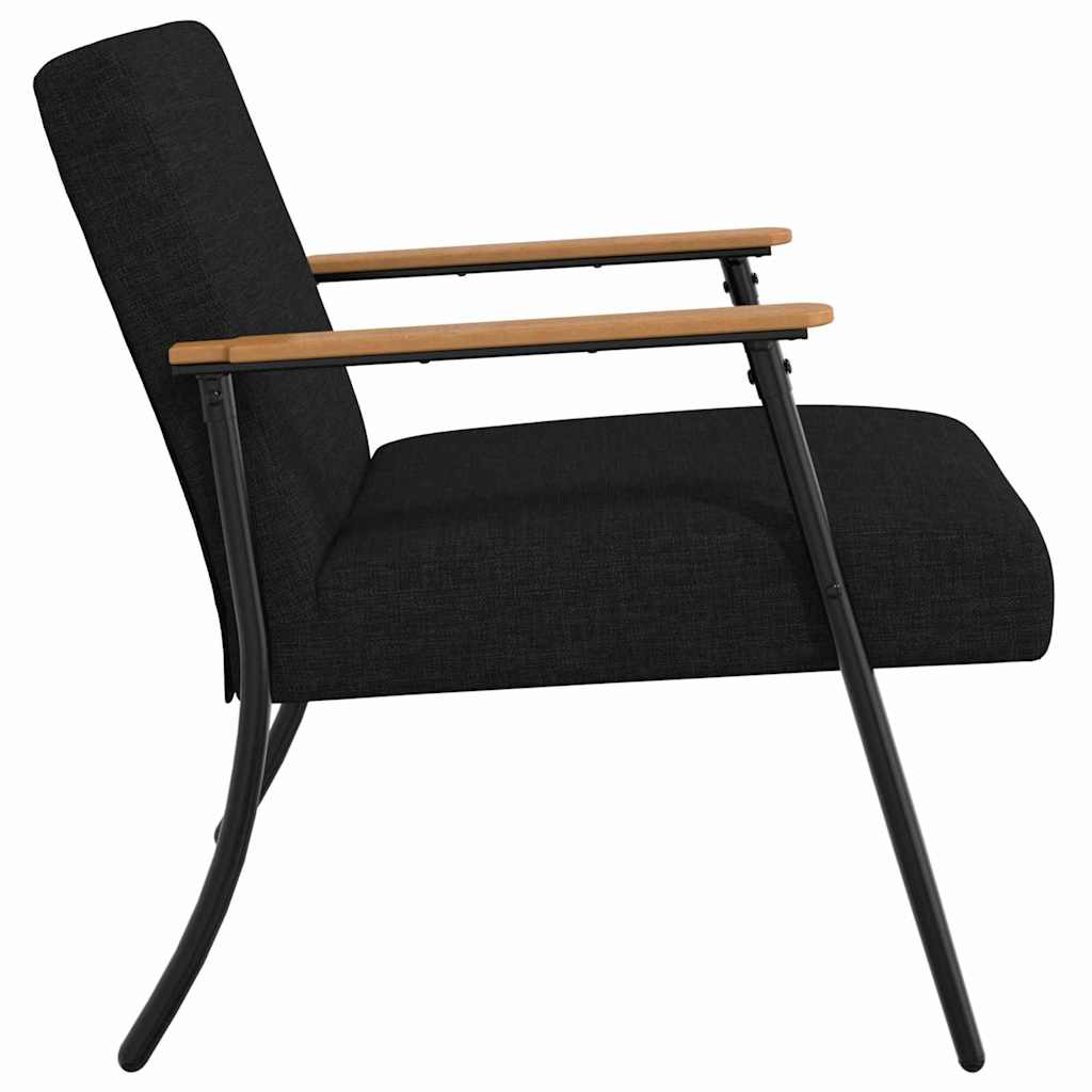 Fauteuil Zwart Stof
