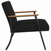 Fauteuil Zwart Stof