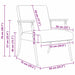 Fauteuil Zwart Stof