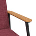 Fauteuil Wijnrood Stof