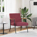 Fauteuil Wijnrood Stof