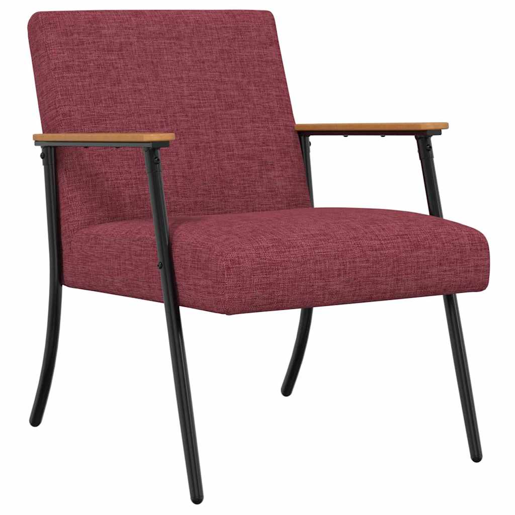 Fauteuil Wijnrood Stof
