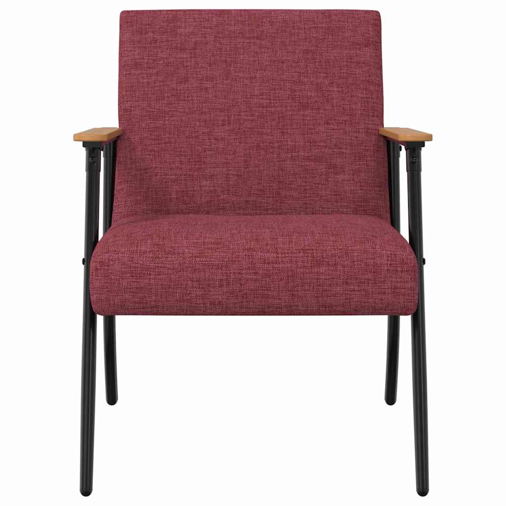 Fauteuil Wijnrood Stof