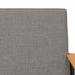Fauteuil Taupe Stof
