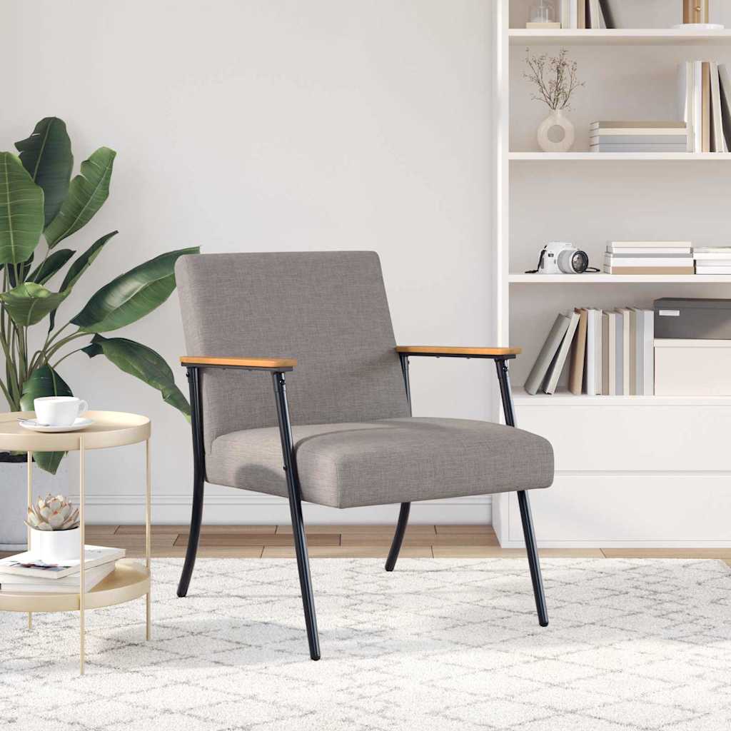 Fauteuil Taupe Stof