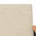 Fauteuil Crème Stof
