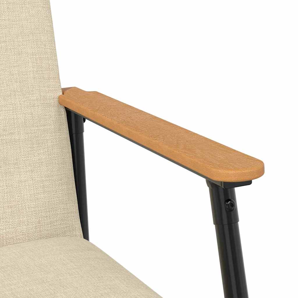 Fauteuil Crème Stof