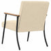 Fauteuil Crème Stof