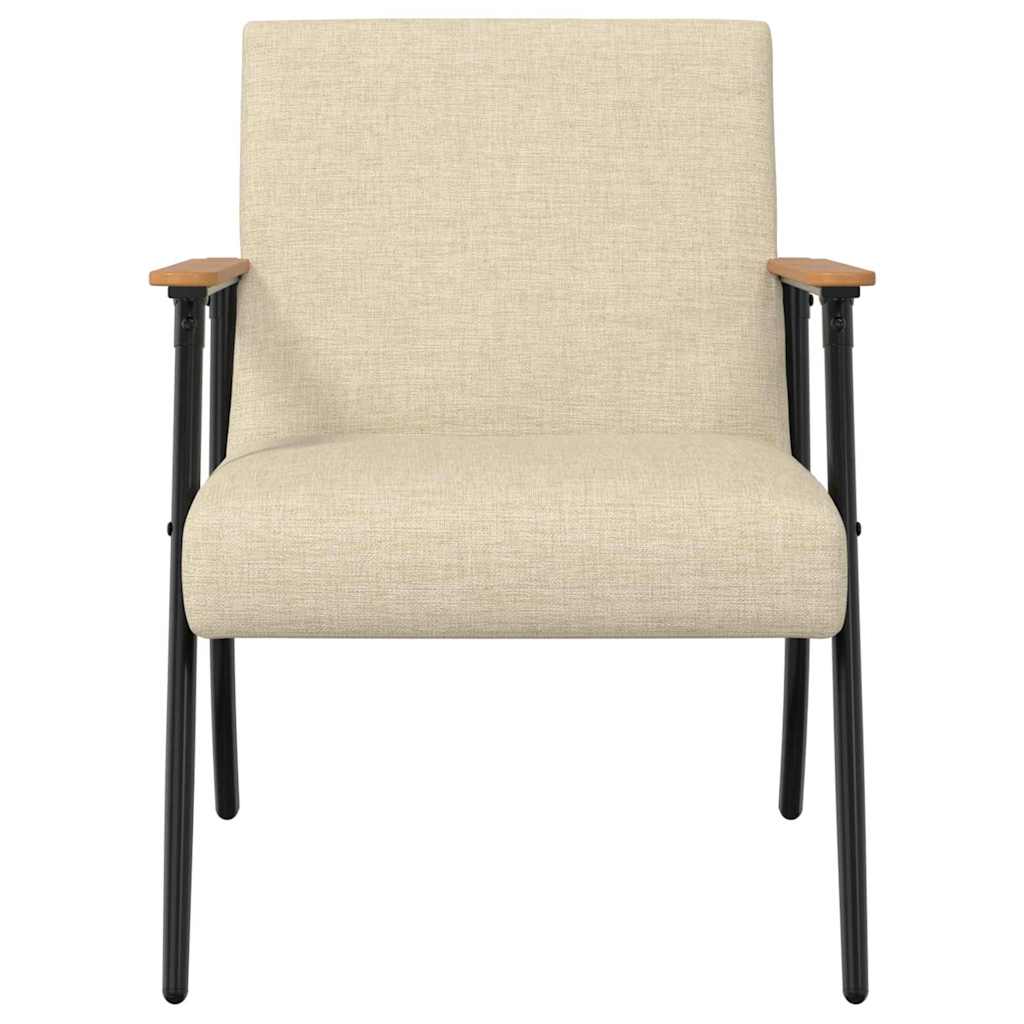 Fauteuil Crème Stof