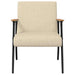 Fauteuil Crème Stof