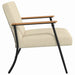 Fauteuil Crème Stof