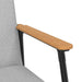 Fauteuil Wolkengrijs Stof Wolkengrijze stof