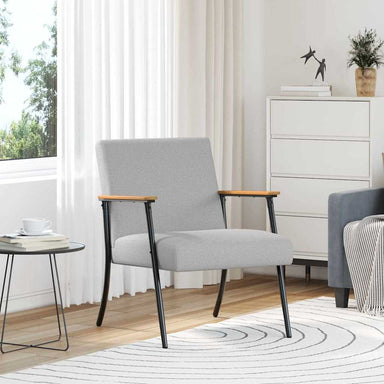Fauteuil Wolkengrijs Stof Wolkengrijze stof