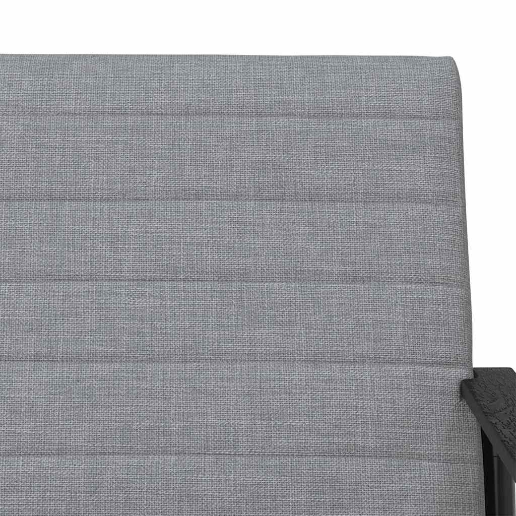 Fauteuil Lichtgrijs 59 x 75 x 78 cm Stof