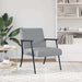 Fauteuil Lichtgrijs 59 x 75 x 78 cm Stof