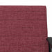 Fauteuil Wijnrood 59 x 75 x 78 cm Stof
