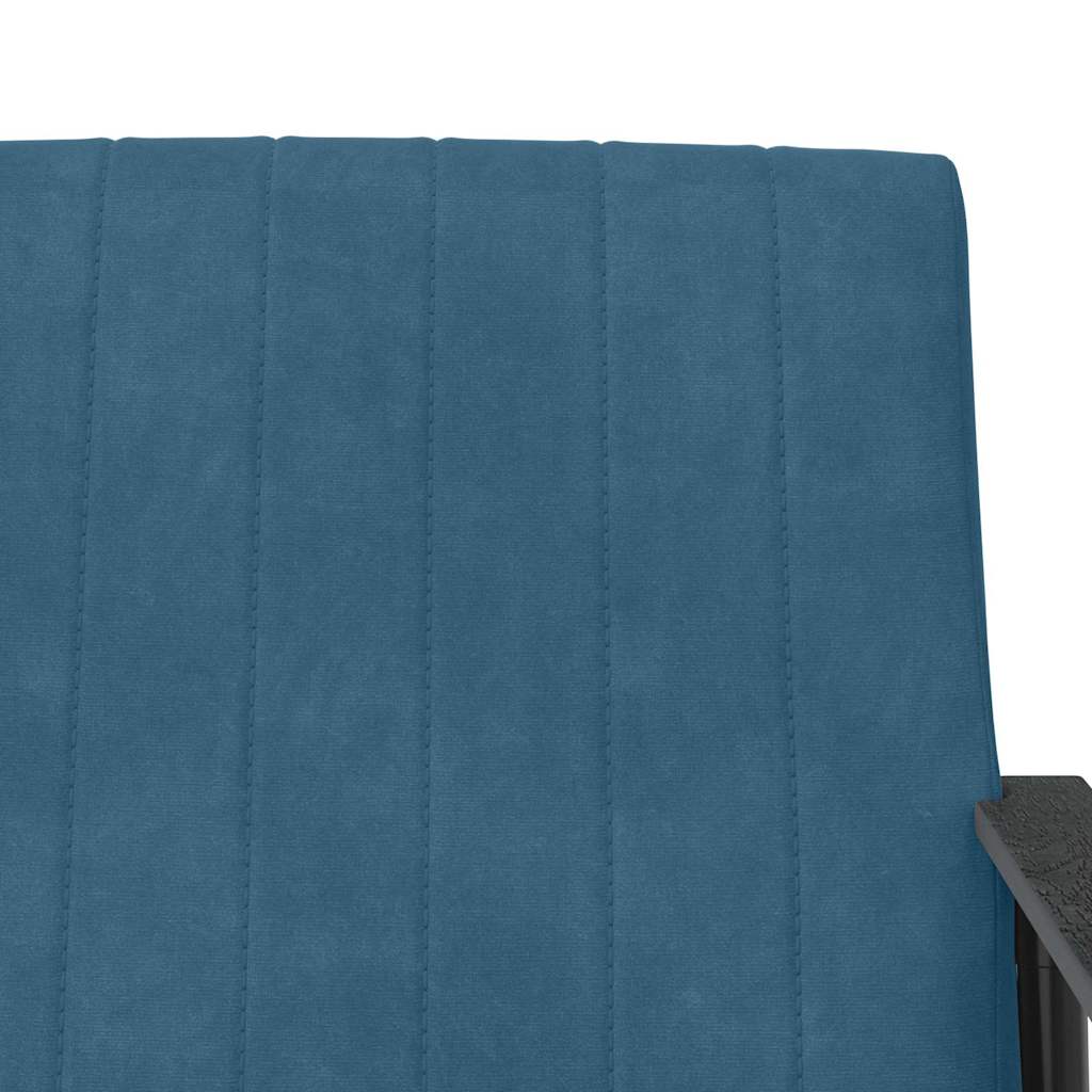 Fauteuil Blauw 59 x 75 x 78 cm Fluweel