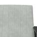 Fauteuil Lichtgrijs 59 x 75 x 78 cm Fluweel