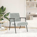 Fauteuil Lichtgrijs 59 x 75 x 78 cm Fluweel